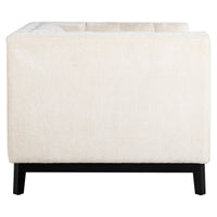 Richmond Interiors Beaudy Armchair in White Chenille