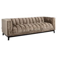 Richmond Interiors Beaudy Sofa in Stone Chenille