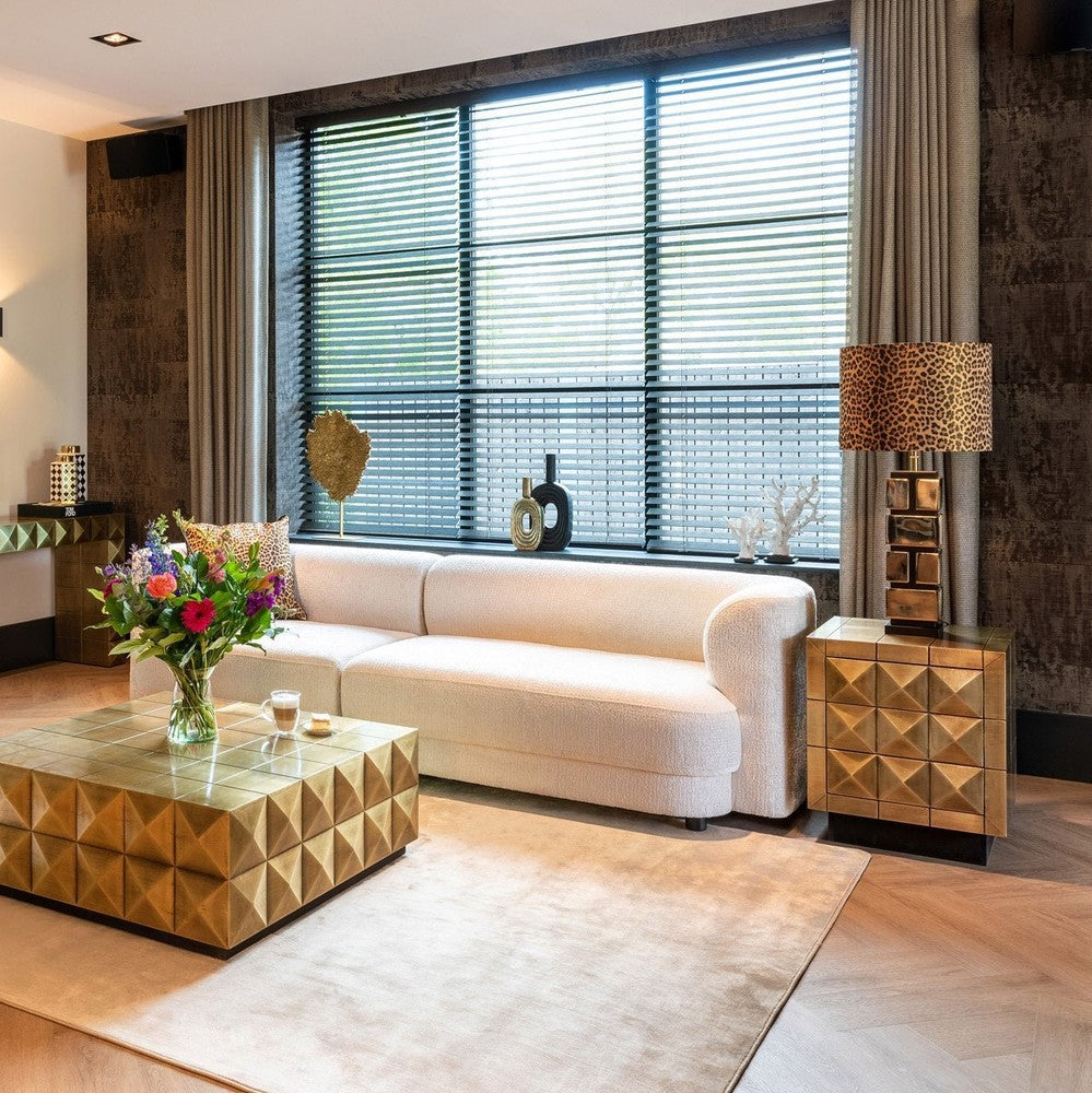 Cabinet Collada 3-Drawers - Brushed Gold Richmond 2