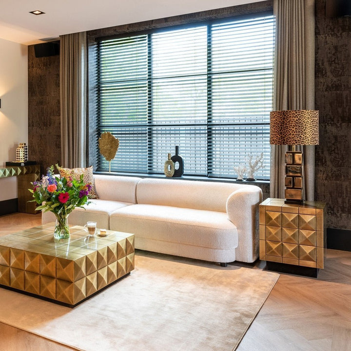 Cabinet Collada 3-Drawers - Brushed Gold Richmond 2