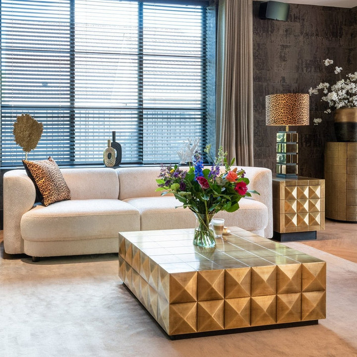 Cabinet Collada 3-Drawers - Brushed Gold Richmond 3