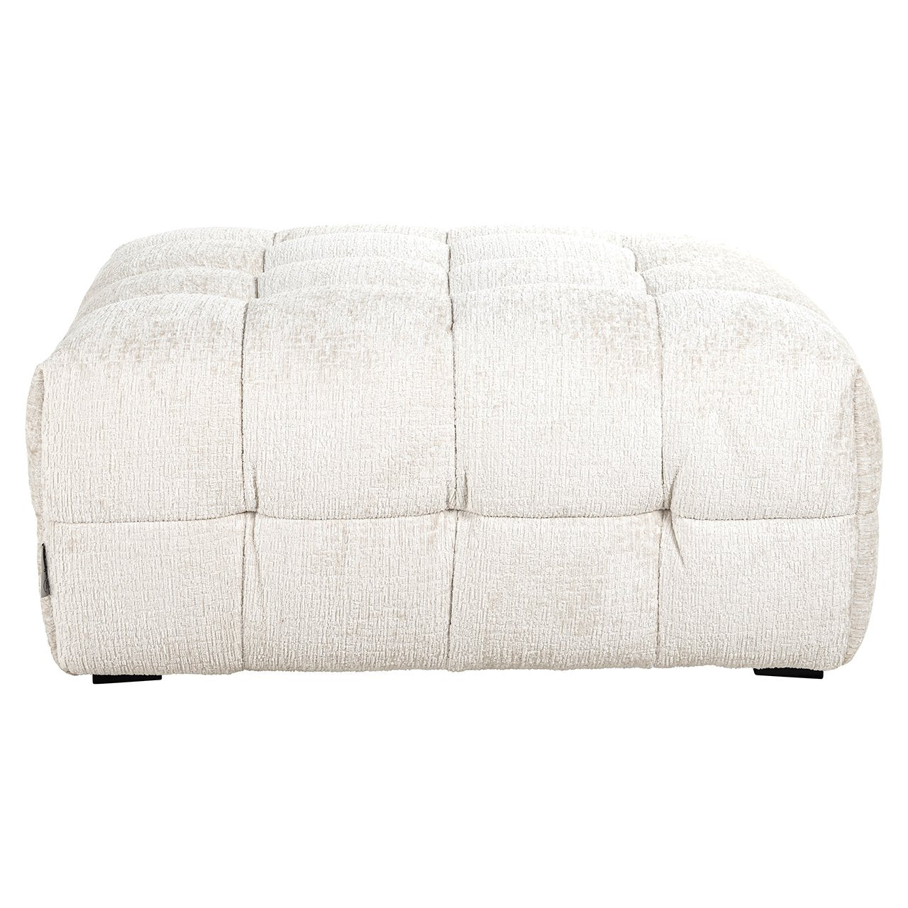 Richmond Interiors Merrol Fusion Pouffe in Cream