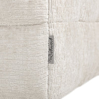 Richmond Interiors Merrol Fusion Pouffe in Cream