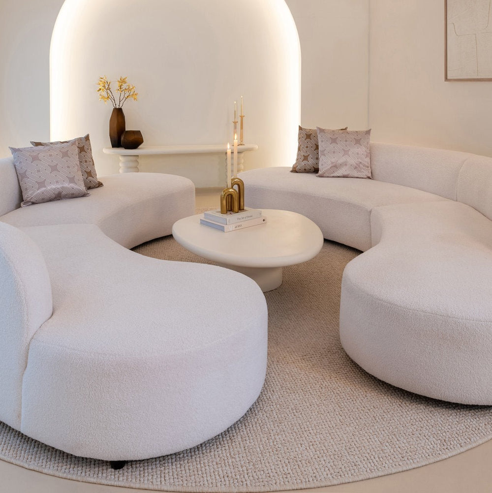 Bloomstone 1 Leg Oval Coffee Table Richmond 2