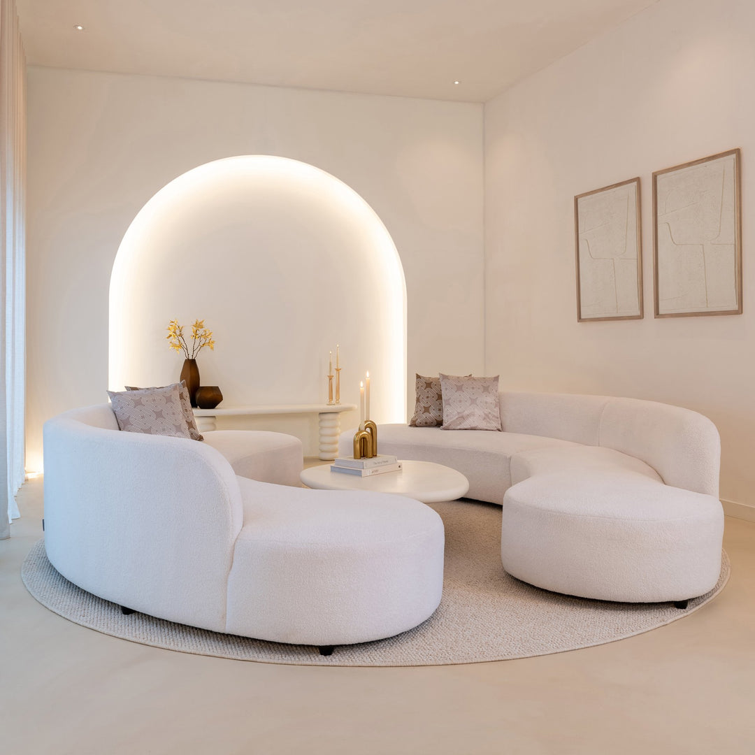 Bloomstone 1 Leg Oval Coffee Table Richmond 3