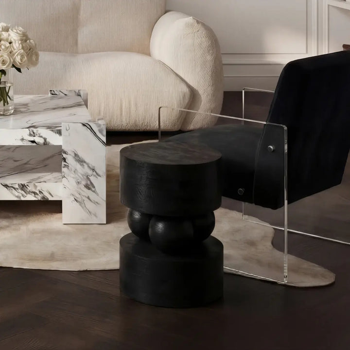 Esme Mango Wood Side Table