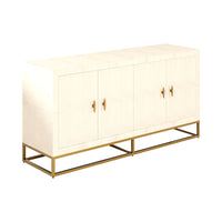 DI Designs Hampton Sideboard - Ivory Shagreen