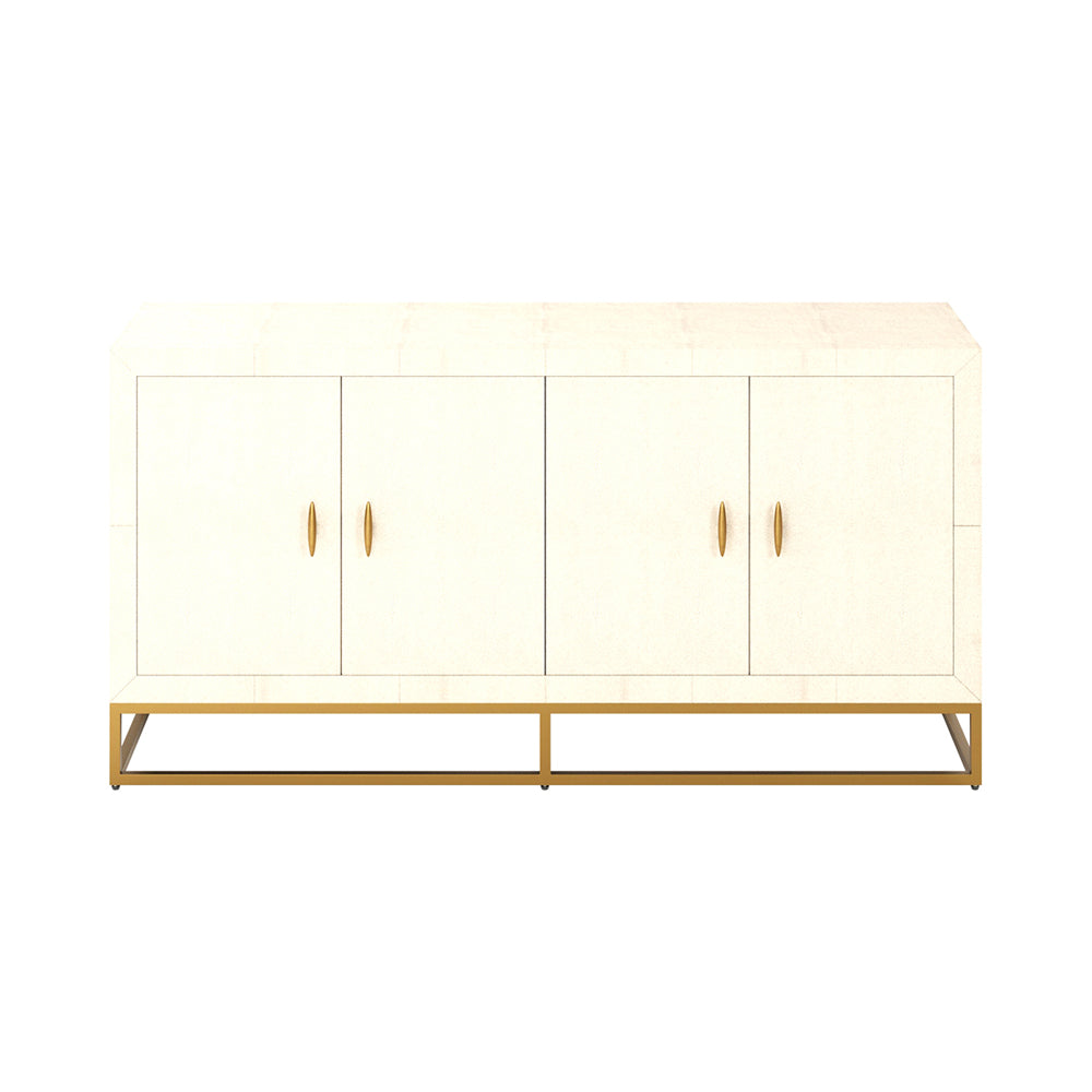 DI Designs Hampton Sideboard - Ivory Shagreen