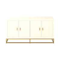 DI Designs Hampton Sideboard - Ivory Shagreen