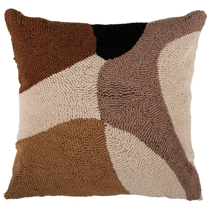 Cedar Abstract Looped Cushion 45x45cm