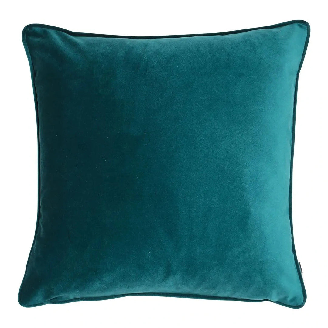 Luxe Velvet Cushion - Teal Malini 1