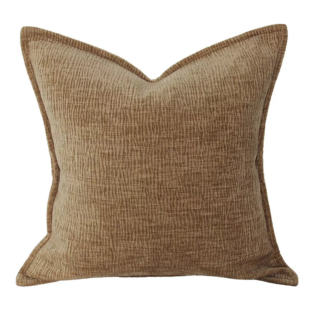 Moddi Ripple Chenille Cushion 45x45cm - Natural