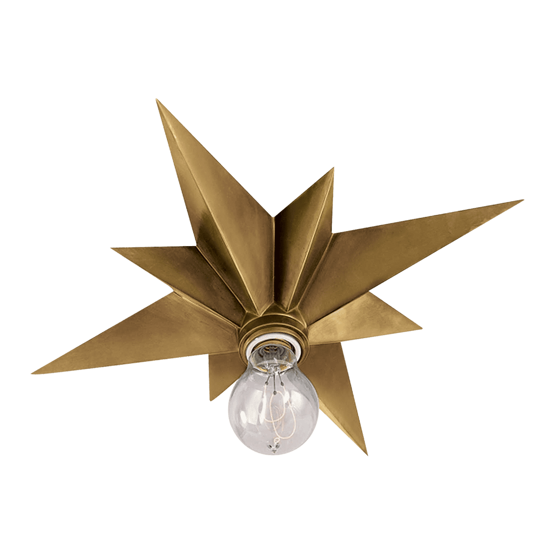 Star Flush Mount - Antique Brass Visual Comfort 1