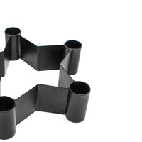 Ivyline Star Shaped Centrepiece Dinner Candle Holder in Black