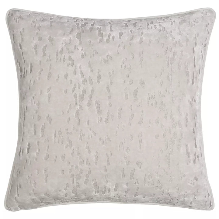 Drip Happens Cut Velvet Slash Cushion - Ivory