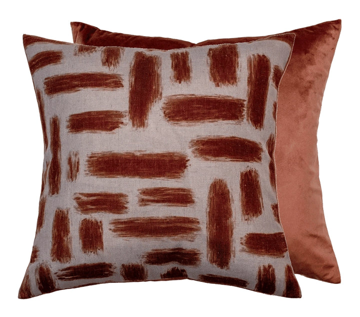 Kentish Cushion - Rust Malini 3