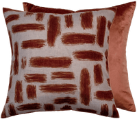 Malini Kentish Cushion in Rust