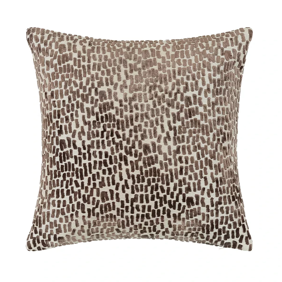 Melody Velvet Dash Cushion - Chocolate