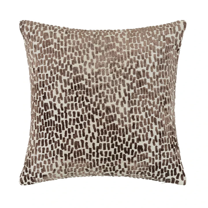 Melody Velvet Dash Cushion - Chocolate