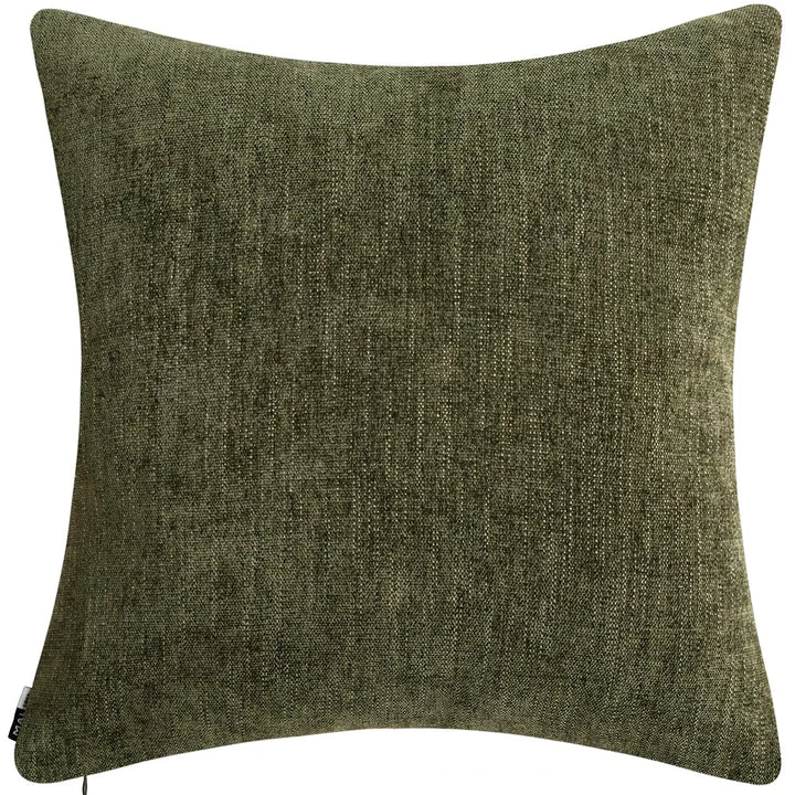 Otis Patch Cushion 45x45cm - Olive