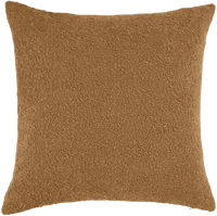 Malini Rubble Boucle Cushion in Tobacco Brown