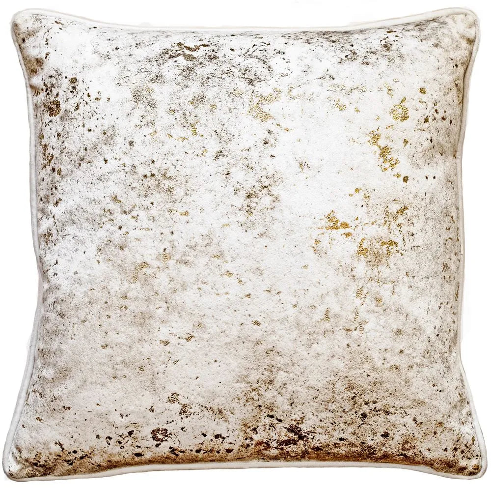 Malini Shimmer Cushion in Ivory