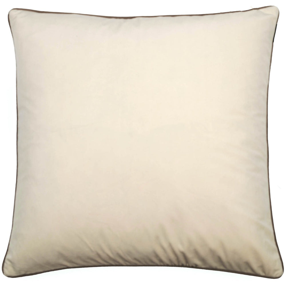 Two Faced Velvet Cushion - Black & Cream Malini 2