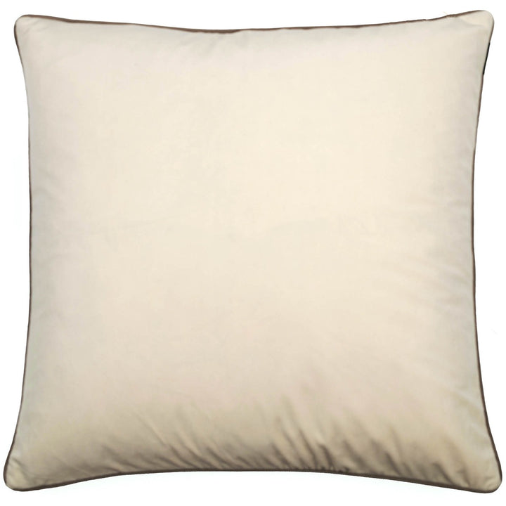 Two Faced Velvet Cushion - Black & Cream Malini 2