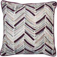 Malini Verdi Cushion in Aubergine