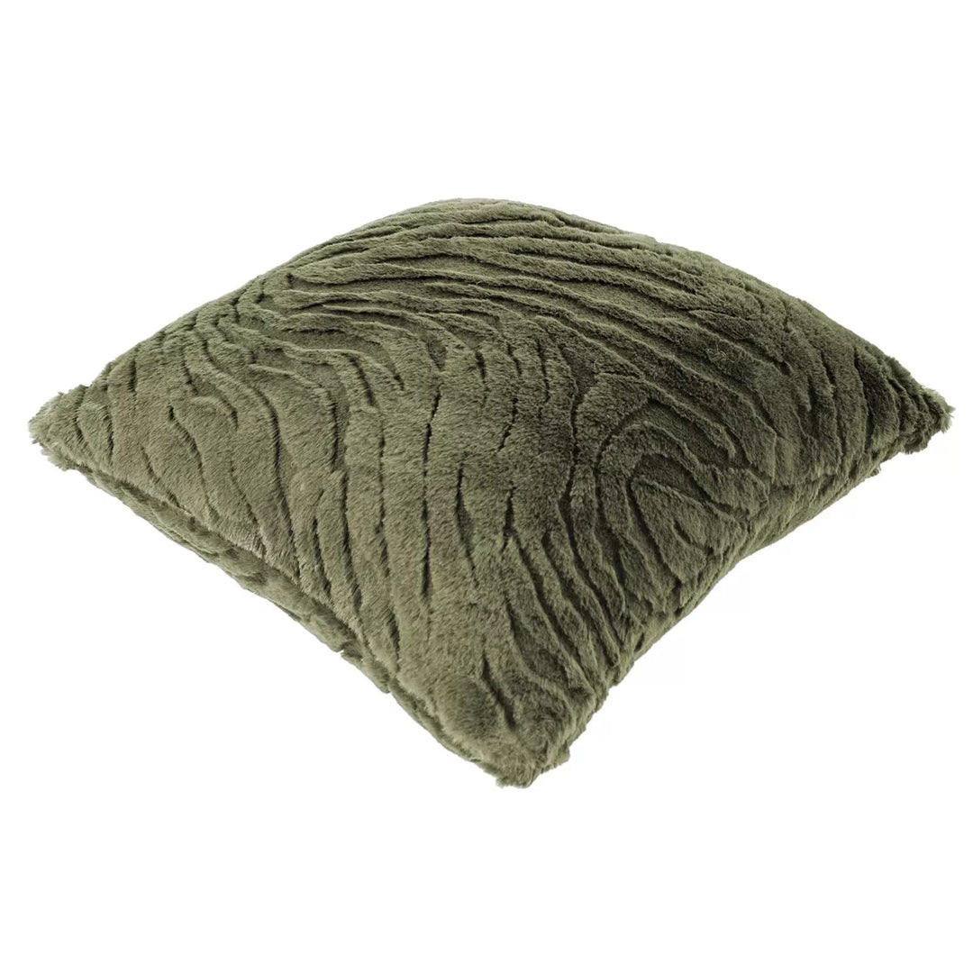 Ziggy Faux Fur Cushion 45x45cm - Sage