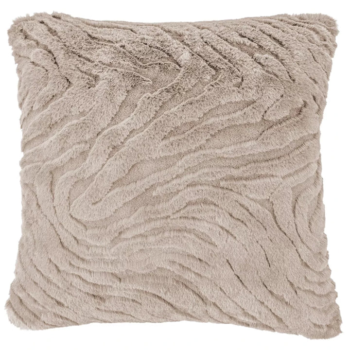 Ziggy Faux Fur Cushion 45x45cm - Taupe