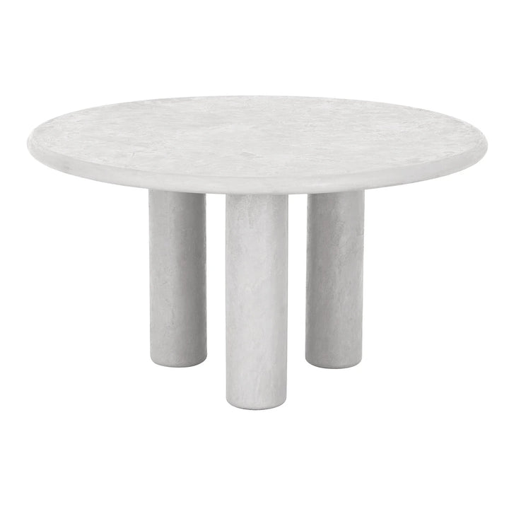 Scala Round Clio Dining Table 140cm - Chalk