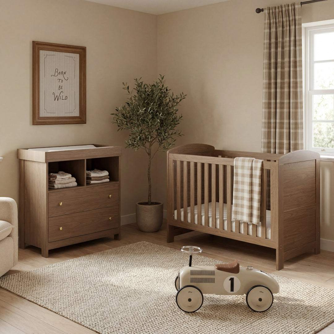 Bunny Cot & Changing Unit Set - Drift