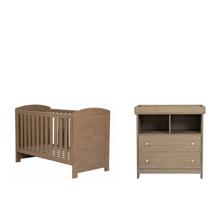 Bunny Cot & Changing Unit Set - Drift
