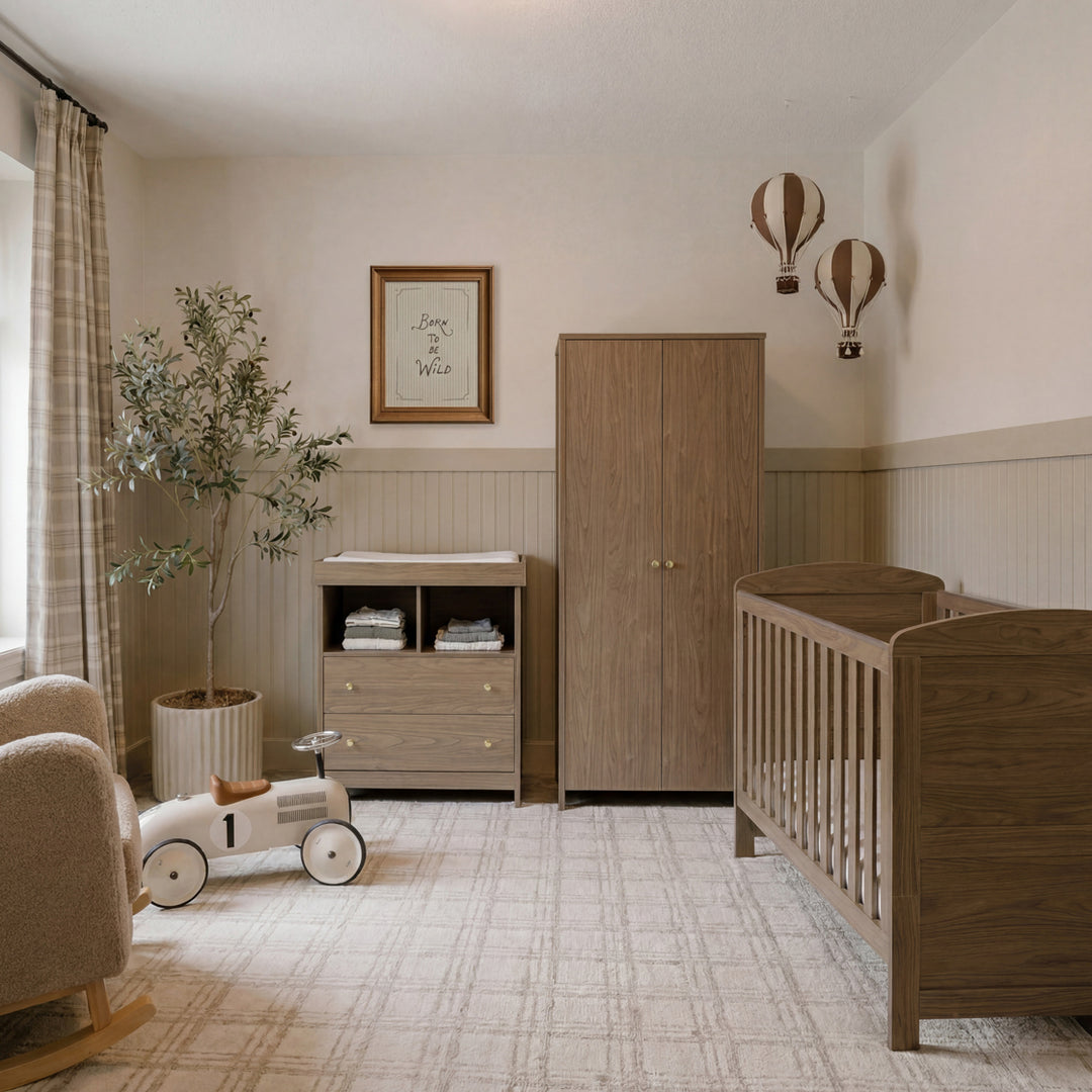 Bunny Cot & Changing Unit Set - Drift