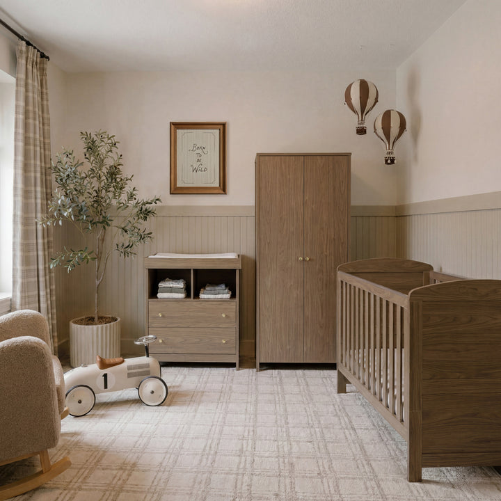 Bunny Cot & Changing Unit Set - Drift