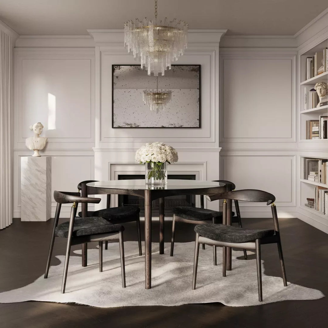 Alba Set of 2 Dining Chairs - Chocolate