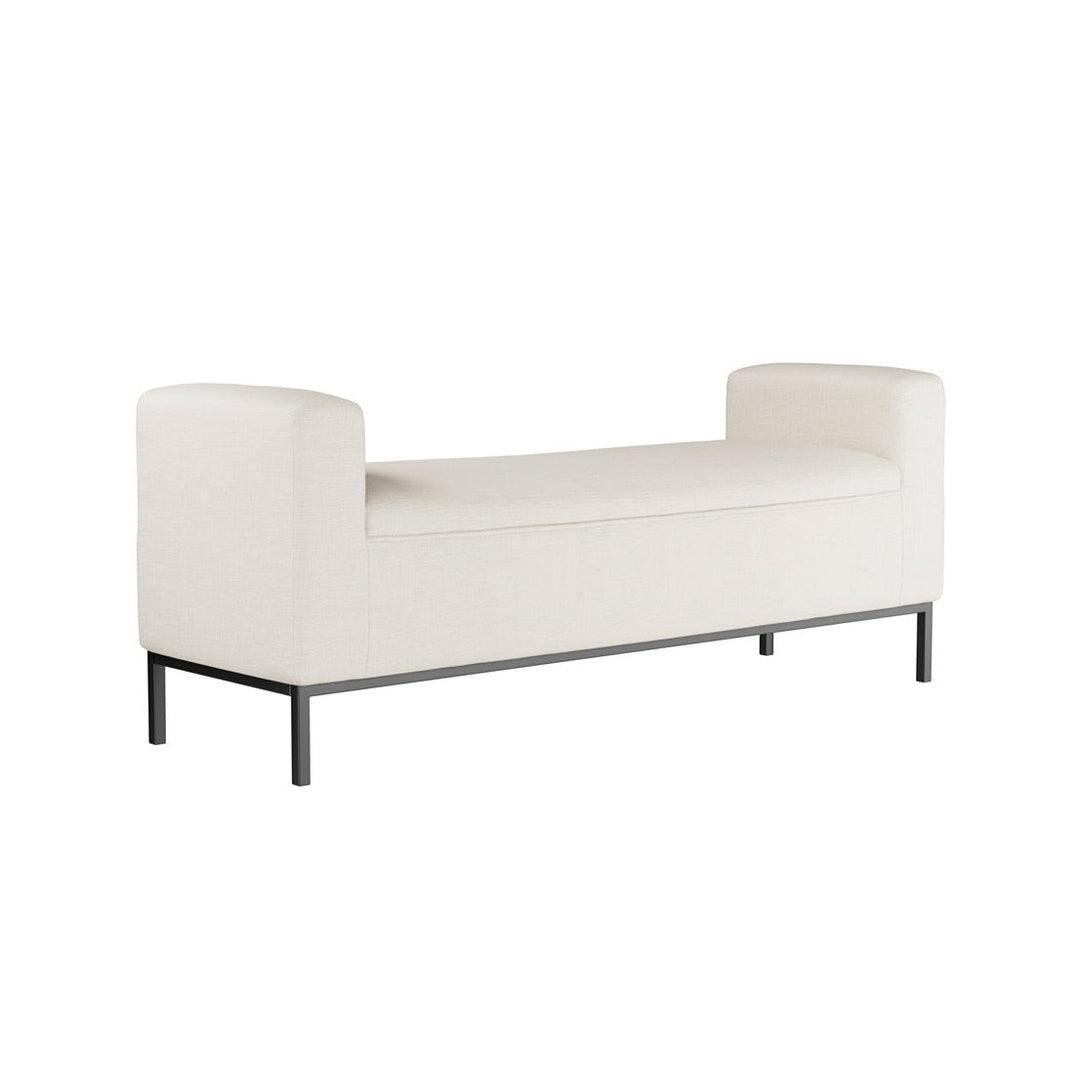 Sabrina Dining Bench - Ivory LPD Home 3