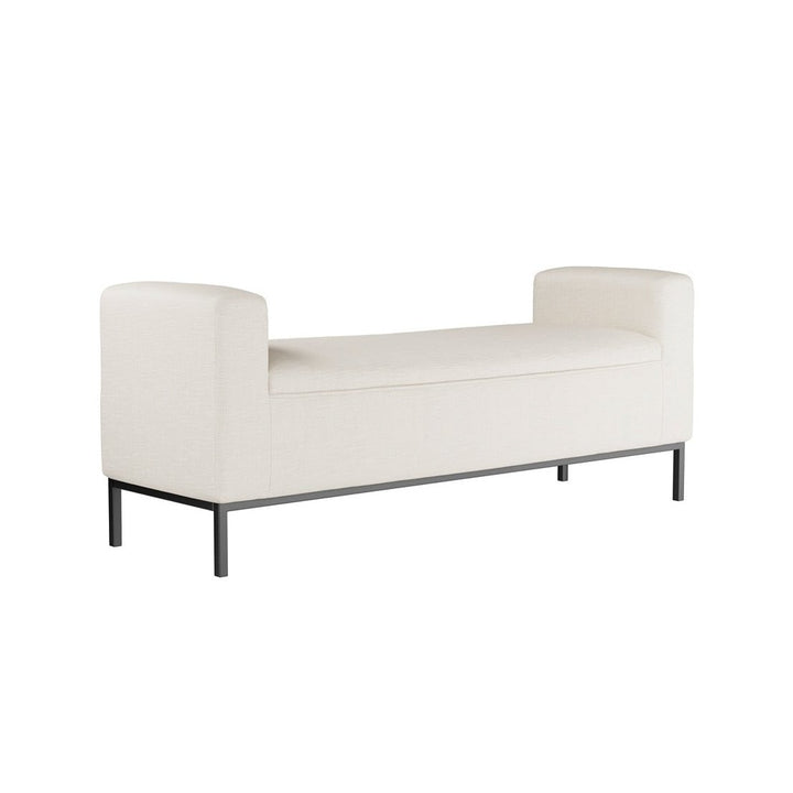 Sabrina Dining Bench - Ivory LPD Home 3