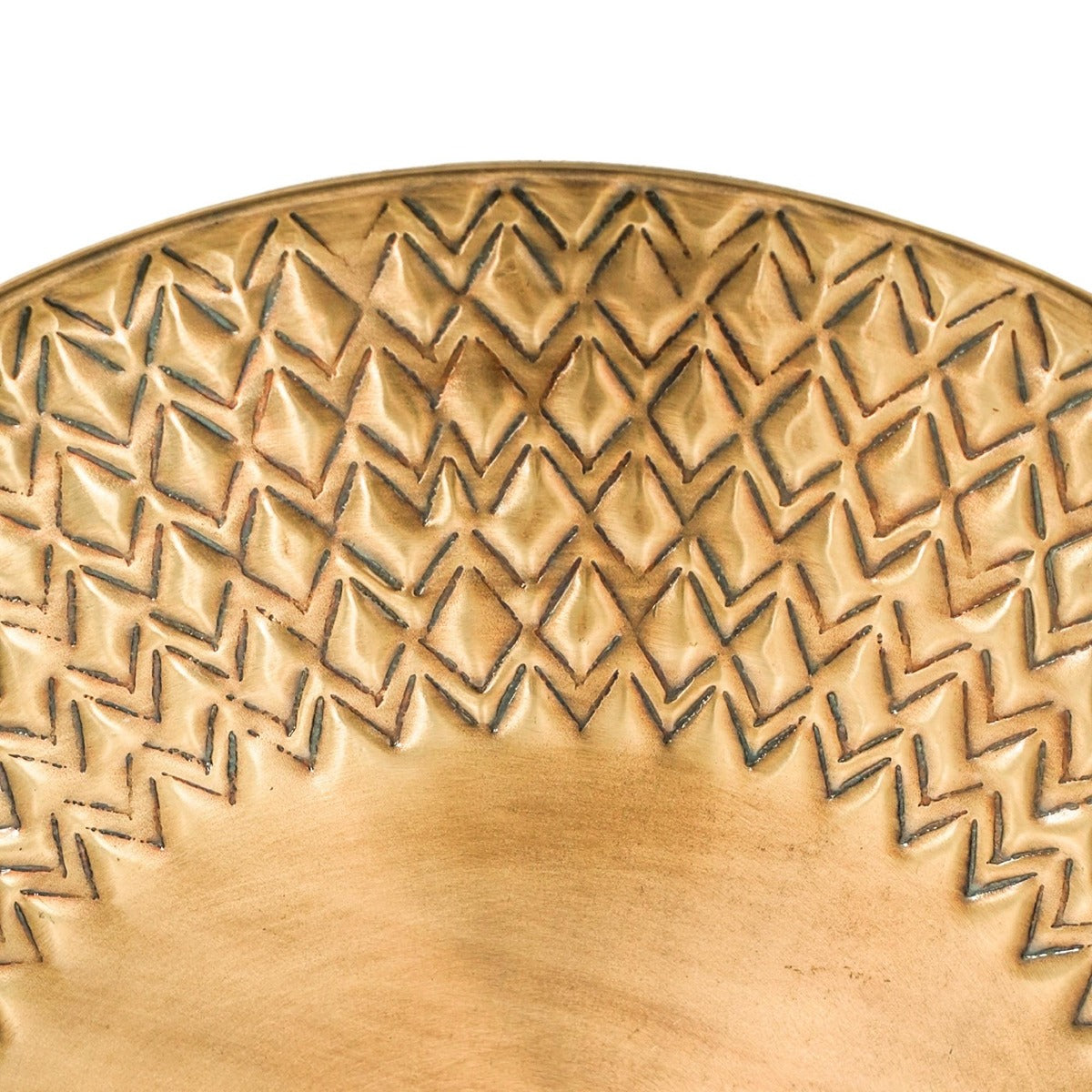 Ivyline Solis Embossed Tray in Gold