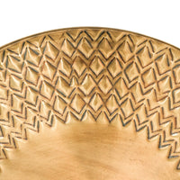 Ivyline Solis Embossed Tray in Gold