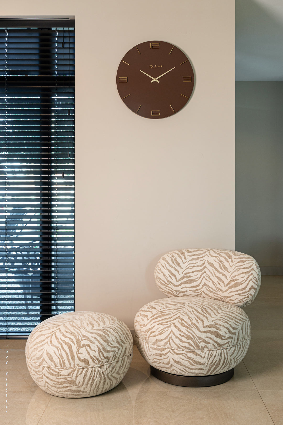 Byram Clock - Chestnut