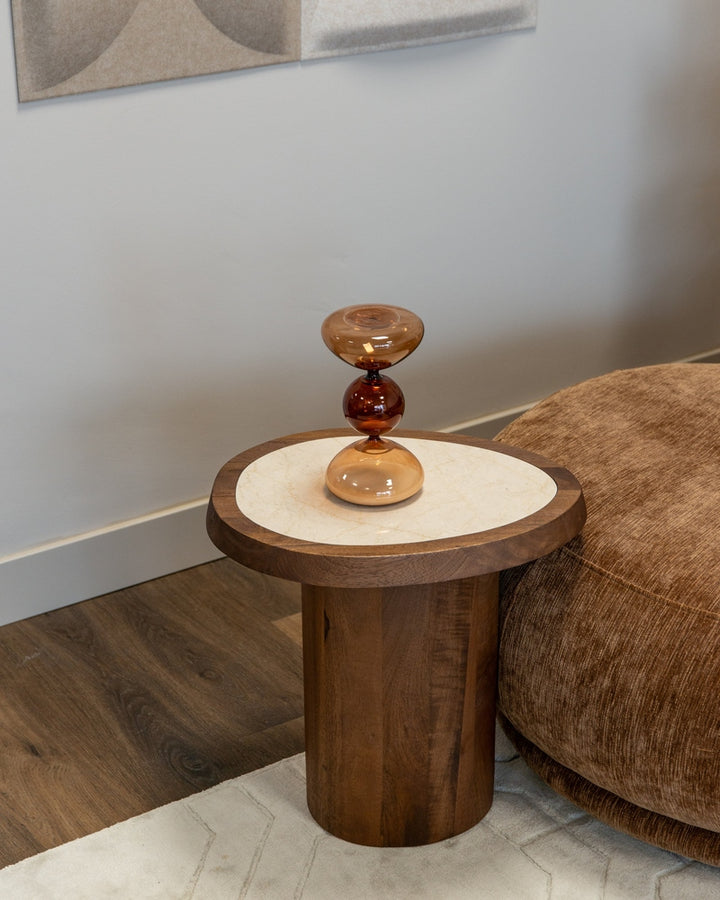 Melrose End Table - Spicebrown