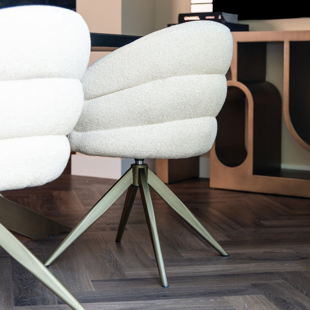 Zendaya Swivel Chair - Biscotti Richmond 4