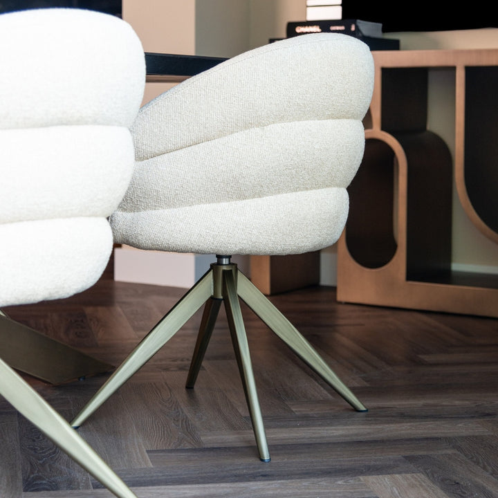 Zendaya Swivel Chair - Biscotti Richmond 4