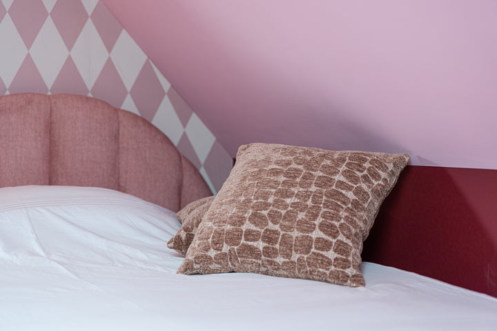 Veda Cushion - Pale Pebble