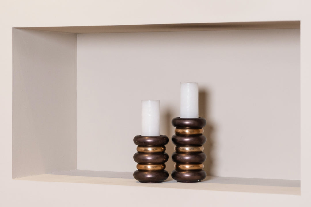 Eve Candle Holder - Bronze