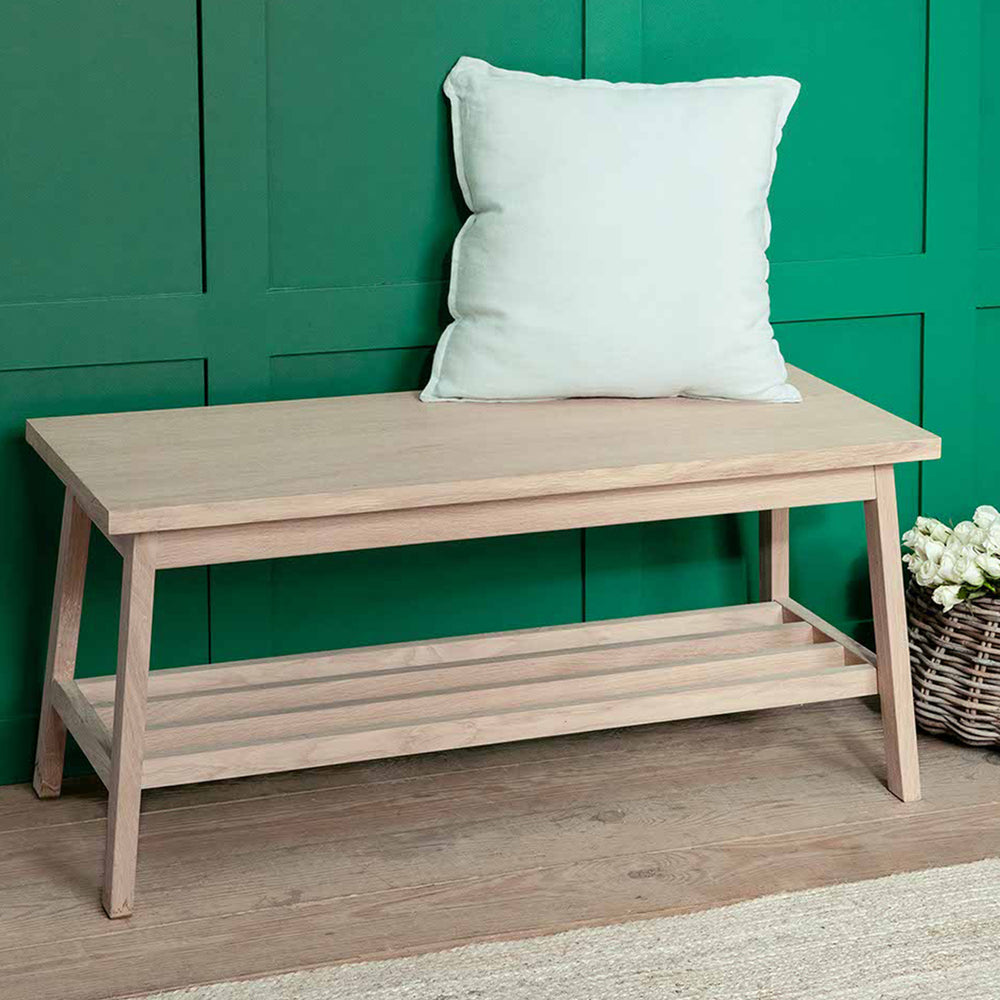 Hambledon Hallway Bench - Oak Garden Trading 2