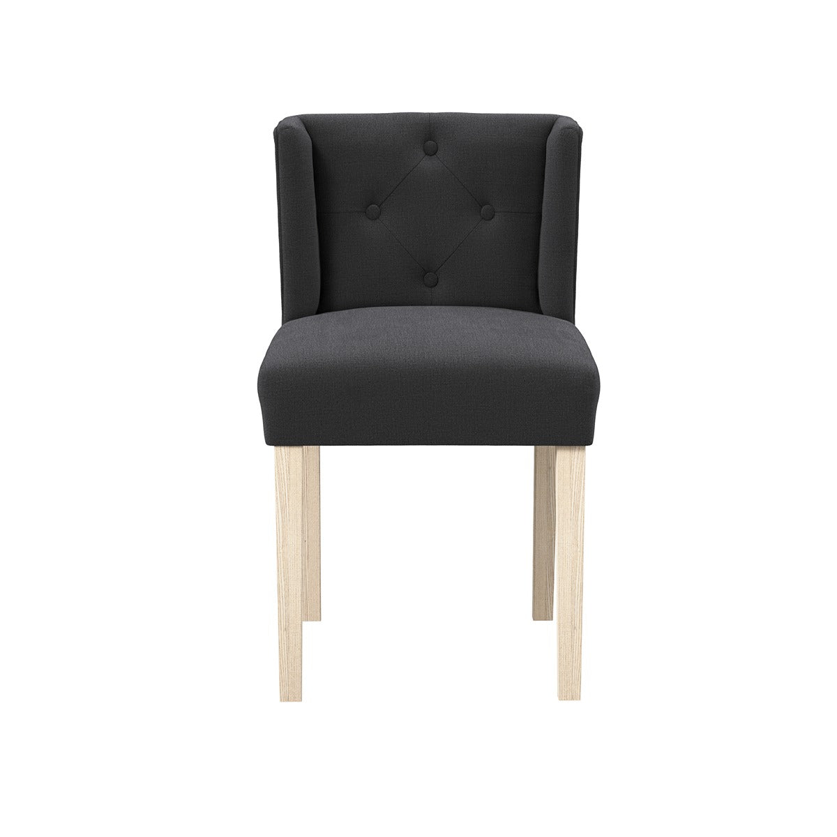 O&Co Ari Winged Dining Chair in Anthracite