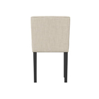 O&Co Ari Winged Dining Chair in Stone